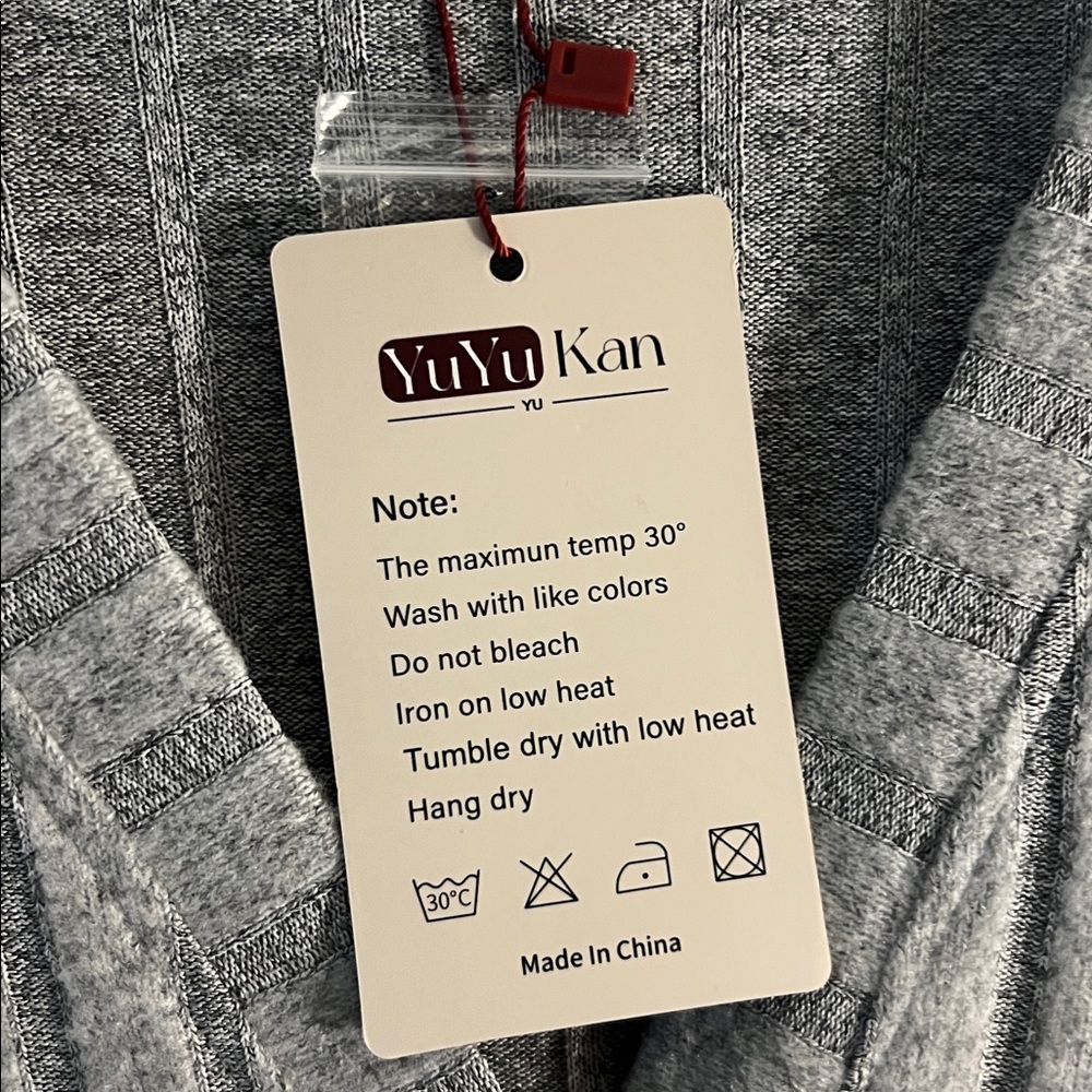 NWT 🖤 OVERSIZED LONG GRAY LIGHTWEIGHT KNIT CARDIGAN SWEATER Women’s XL 20/22 - Picture 6 of 11